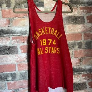 Vintage 1974 Basketball All stars Sleeveless tee